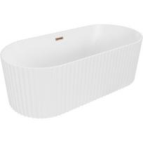 Vonia Mexen Paola, 150 x 75 cm, White matt + Rose gold persipylimas