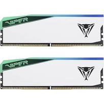 Patriot Viper Elite 5 RGB White (EXPO + XMP), DDR5, 32GB, 6000MHz, CL30, Kit of 2 PVER532G60C30KW