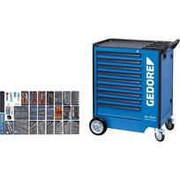 Gedore įrankių vežimėlis 1500 ES-03-2004 0810 (Blue/Black, įskaitant 325 įrankius) | 2657716 | 4010886930939