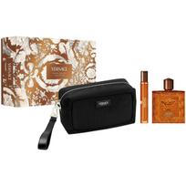 Versace Eros Najim Giftset kvepalų rinkinys vyrams (PP kvepalai, 100 ml + PP miniatiūra, 10 ml + kosmetinė)