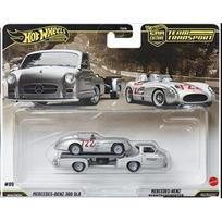 Hot Wheels Premium Team Transport Modeliukas Mercedes Benz 300 SLR Uhlenhaut + 1955 Mercedes-Benz *Blaues Wunder*