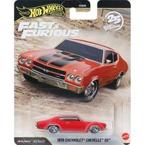 Hot Wheels Fast and Furious Modeliukas 1970 Chevrolet Chevelle SS Red (yra Sandėlyje)