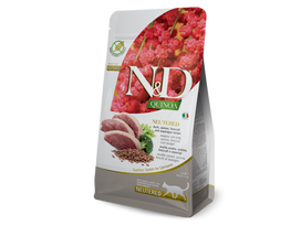 N&D Quinoa Neutered Visavertis ėdalas suaugusioms kastruotoms katėms su antiena 1.5 kg