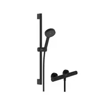 Hansgrohe Activera Select S – dušo rinkinys su termostatu, 2 srovių tipai, EcoSmart, matinė juoda 28876670