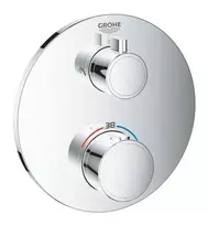 Grohe Grohtherm – termostatinis dušo maišytuvas 2 vartotojams, chromuotas 24076000