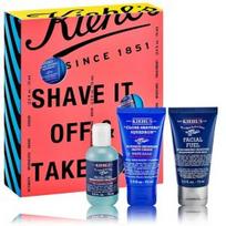Kiehl's Shave it Off & Take Off rinkinys vyrams (prausiklis 75 ml. + drėkiklis 75 ml. + skutimosi kremas 75 ml.) - 1 vnt.