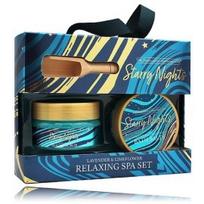 The Indulgent Bathing Co. Starry Nights rinkinys kūnui (135g. kūno šveitiklis +105g. vonios druska) - 1 vnt.