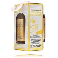 The Indulgent Bathing Co. Golden Boudoir rinkinys kūnui (60 ml. dušo gelis + 60 ml. vonios putos + 60 ml. kūno losjonas) - 1 vnt.
