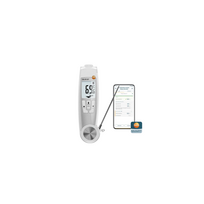 Testo 104 IR BT infraraudonųjų spindulių termometras su zondu su metrologine patikra