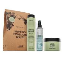 Plaukų priežiūros rinkinys Lakmé Teknia Organic Balance Pack Organic Balance: šampūnas 300 ml + kaukė 250 ml + aliejus 200 ml