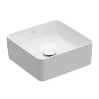 Kvadratinis pastatomas ant stalviršio praustuvas Villeroy&Boch Collaro 38x38cm