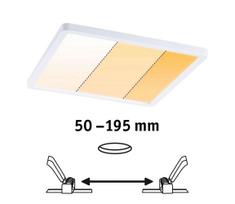 Paulmann 92994 -LED/16W IP44 Reguliuojamas vonios kambario įleidžiamas šviestuvas VARIFIT 230V