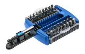Antgaliukų 1/4 (6,3mm) komplektas S2 plieno / 33dalių