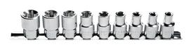 E-profil galvučių rinkinys 1/2" / E10-E24, Hogert HT1A880