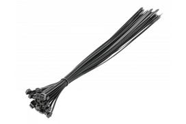Tvirtinimo dirželiai 7,6x500mm nylon, juodi 25vnt