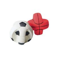 Camon vinilinis krepšinio arba futbolo kamuolys žaislas šunims, 15 cm