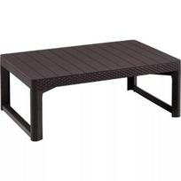 Sodo stalas Lyon Rattan rudas KETER 29205429599, 116 x 71 x 40-65cm