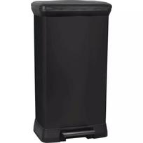 Šiukšliadėžė Curver 0802162929 50L juodas metalizuotas Deco Bin