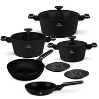 10 dalių puodų rinkinys Berlinger Haus BH-8362 Black Rose