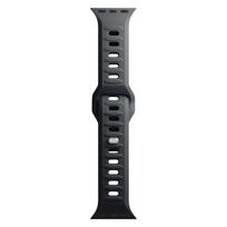 38/40/41/42 mm Juodas (mažas) - 3mk silikoninė laikrodžio apyrankė Apple