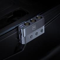 Priedai - 3mk Automobilio Galios Skaidytuvas 120W PD QC PPS USB 3A1C3Lizdas Juodas