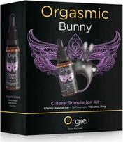 Sekso prekių rinkinys Orgie Orgasmic Bunny, juodas