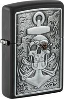 Zippo Žiebtuvėlis Zippo 48122 Skull Anchor Emblem