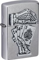 Zippo Žiebtuvėlis Zippo 49536 Dead Mans Hand Emblem Design