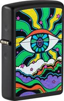 Zippo Žiebtuvėlis Zippo 49699 Black Light Eye Design