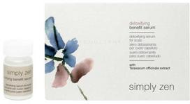 „Simply Zen“ detoksikuojantis nenuplaunamas galvos odos serumas detoksikacijai, 12 vnt., 5 ml