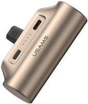 USAMS PB79 Mini Tail Plug Portable Power Bank 3000mAh USB-C beige