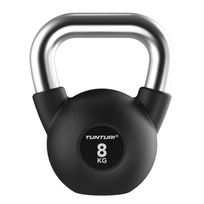 Gumuotas svarstis Tunturi Platinum Rubber Kettlebell 4–32 kg (Svoris: 8 kg)