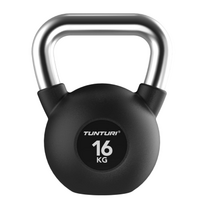 Gumuotas svarstis Tunturi Platinum Rubber Kettlebell 4–32 kg (Svoris: 16 kg)