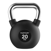 Gumuotas svarstis Tunturi Platinum Rubber Kettlebell 4–32 kg (Svoris: 20 kg)