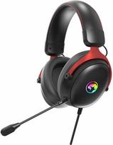 MARVO HG9076 Tactic X Pro RGB laidinės žaidimų ausinės | Juodos