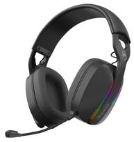 Marvo Pulz 70W belaidės žaidimų RGB ausinės| USB, 2.4G, BT | Juodos