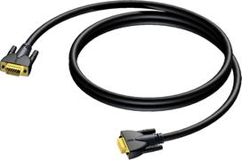 Kabel Procab D-Sub (VGA) - D-Sub (VGA) 15m Black (CLV114/15) | CLV114/15 | 5414795019683