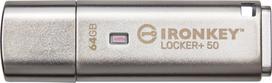 Kingston IronKey Locker+ 50 64GB USB 3.0 | IKLP50/64GB | 740617329360
