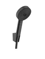 Hansgrohe Pulsify Select – dušo komplektas, 3 srovių tipai, su laikikliu ir 125 cm žarna, matinė juoda 24302670