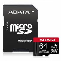 Adata mSD HighEnd 64GB UHS1 U3 V30 A2 100/80MB/s+Ada