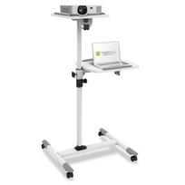 Techly ICA-TB TPM-6 multimedijos įrenginio vežimėlis / stovas Balta Multimedijos vežimėlis