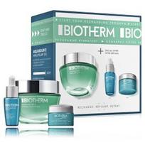Biotherm Aquasource Hyalu Plump rinkinys veidui (7 ml. serumas + 50 ml. gelis + 5 ml. kremas paakiams) - 1 vnt.