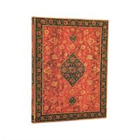 2026 Layla (Persian Poetry) Ultra 18-month Vertical Hardcover Flexi Dayplanner 2025-2026 (Elastic Band Closure)