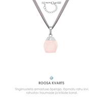 Pakabukas rožinis kvarcas šlifuotas lašelis, 20x13x13 mm