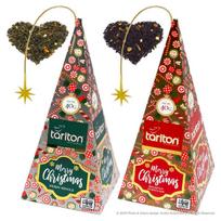 Ceilono kalėdinė arbata, Žalia ir Raudona piramidė „Merry Mingle“ ir „Breakfast Marmalade“, Tarlton, 2x40g