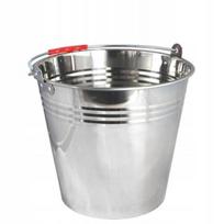 Pramoninis plieninis kibiras su rankena 12L metalinis