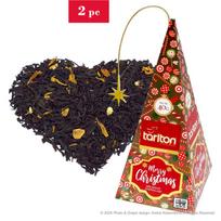 Ceilono juodoji arbata «Breakfast Marmalade» - Pusryčių marmeladas su apelsinais, Raudonoji piramidė, Tarlton, 2x40g