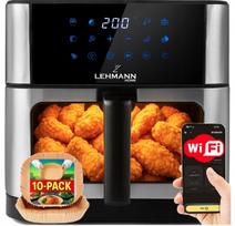 Lehmann Aromato karšto oro gruzdintuvė, 1800 W, 10 l, su langu, Wi-Fi, 12 programų