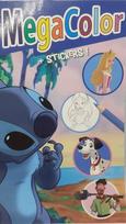 SPALVINIMO KNYGELĖ DISNEY MEGA COLOUR PRINCESĖS DALMATINAS STICH FROZEN MIX
