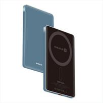 Atsarginis maitinimo šaltinis ("Power Bank") Evelatus PD20W 5000mAh išorinė baterija „MagLink Elite“ su belaidžiu įkrovimu EVEP02PBMEB, mėlyna